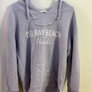 Women's Ocean Dive Purple Beachy Sweatshirt M
